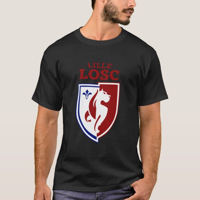 T-shirt lille losc 1 Tri-mélange (Devant)