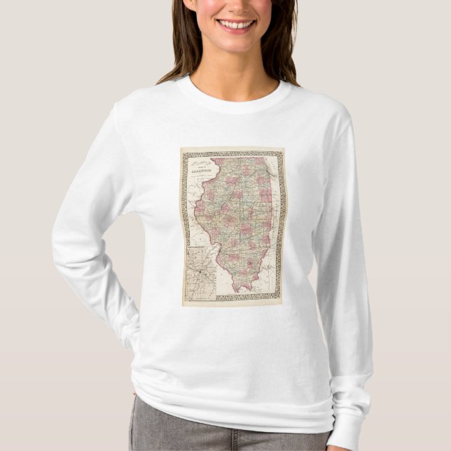 T-shirt L'Illinois 8 (Devant)