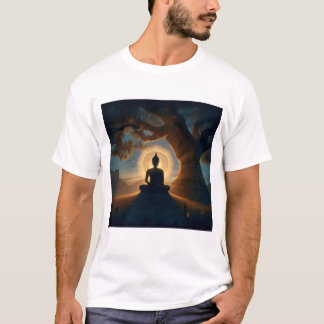 T-shirt L'Illumination sous l'Arbre Bodhi - Méditation de