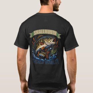 T-shirt L'illustration de l'achigan à petite bouche révèle