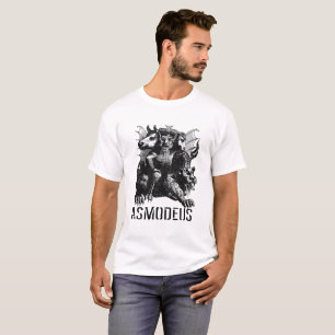 T-shirt L'illustration du diable personnifié Asmodée