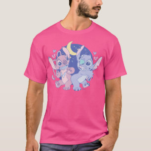T-shirt Lilo Et Stitch - Coeurs De Lune Et D'Angel
