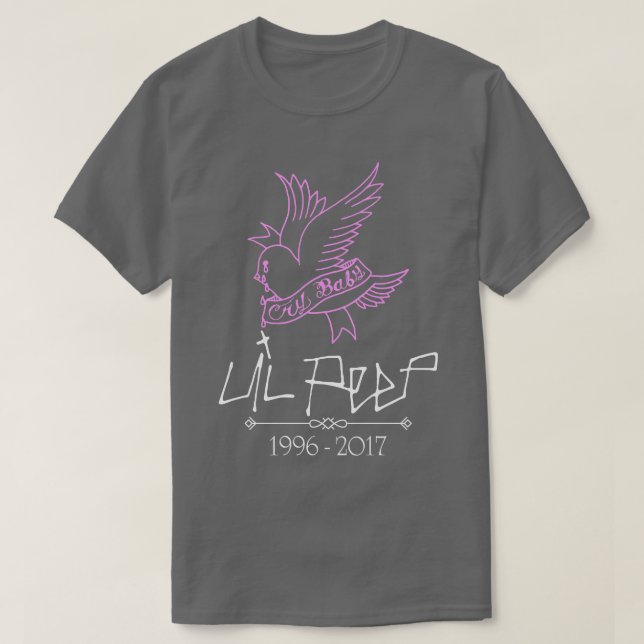 T-shirt LilPeep Rapper Cry bébé Enfer Garçon (Design devant)
