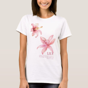 T-shirt Lily brille