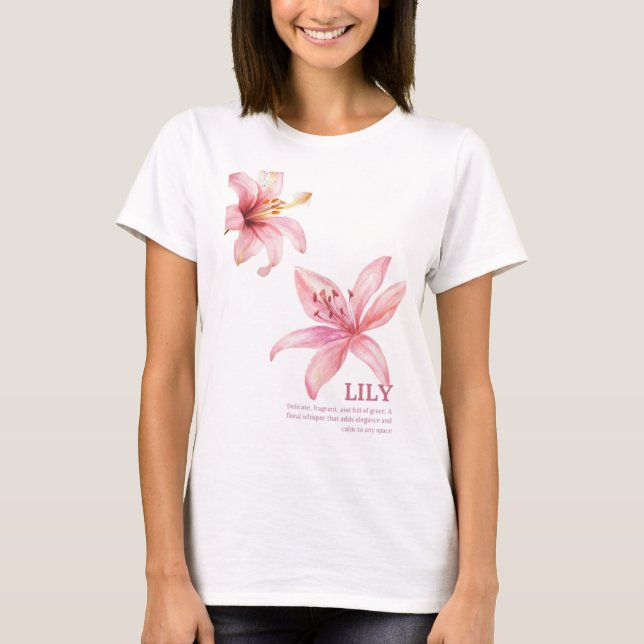 T-shirt Lily brille  (Devant)