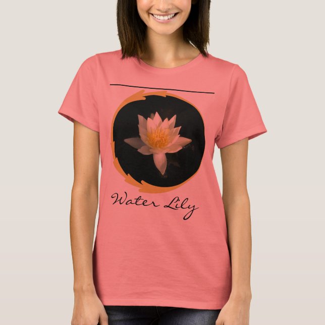 T-shirt Lily d'eau blanche/Lotus (Devant)