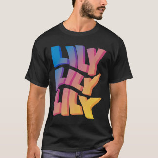 T-shirt Lily pour prénom Lily