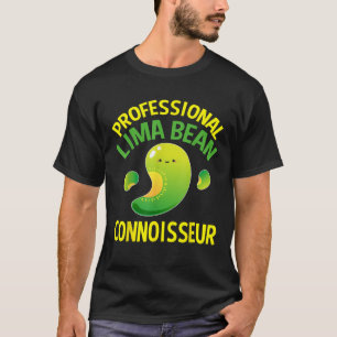 T-shirt Lima Bean Connoisseur Vegan Cadeaux pour hommes Fe