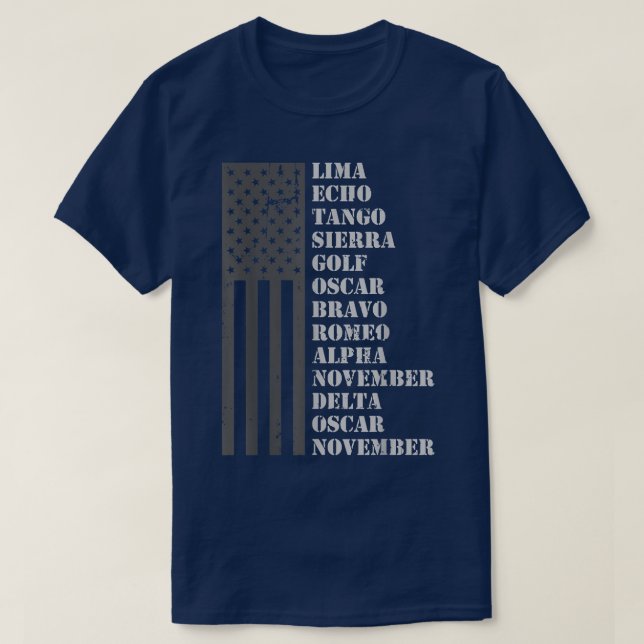 T-shirt Lima Echo  (Design devant)