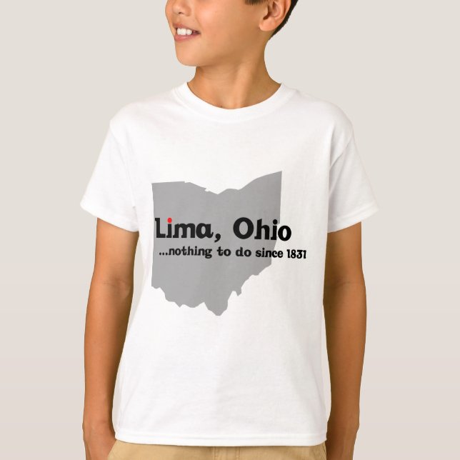 T-shirt Lima, Ohio (Devant)