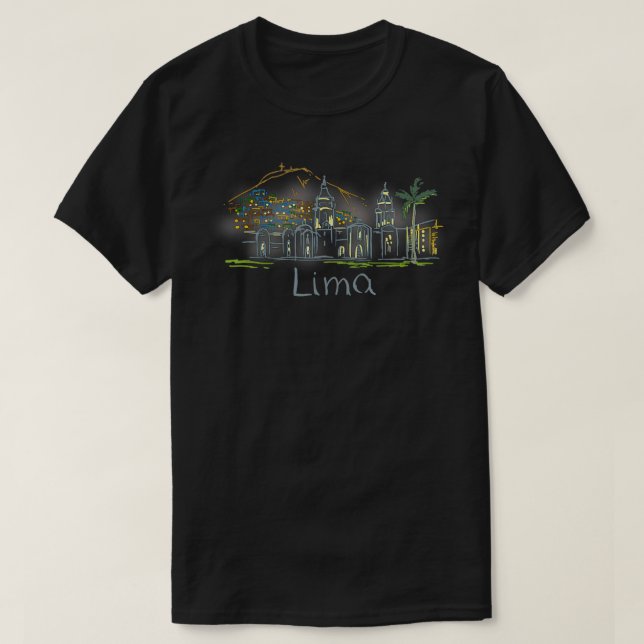 T-shirt Lima Pérou (Design devant)