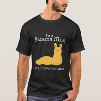 T-shirt Limace de banane JE Suis Dans Un Hu Halloween