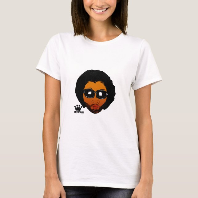 T-shirt L'image de la femme BIG HEAD (Devant)