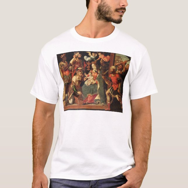 T-shirt L'image de l'adoration des Magi (Devant)