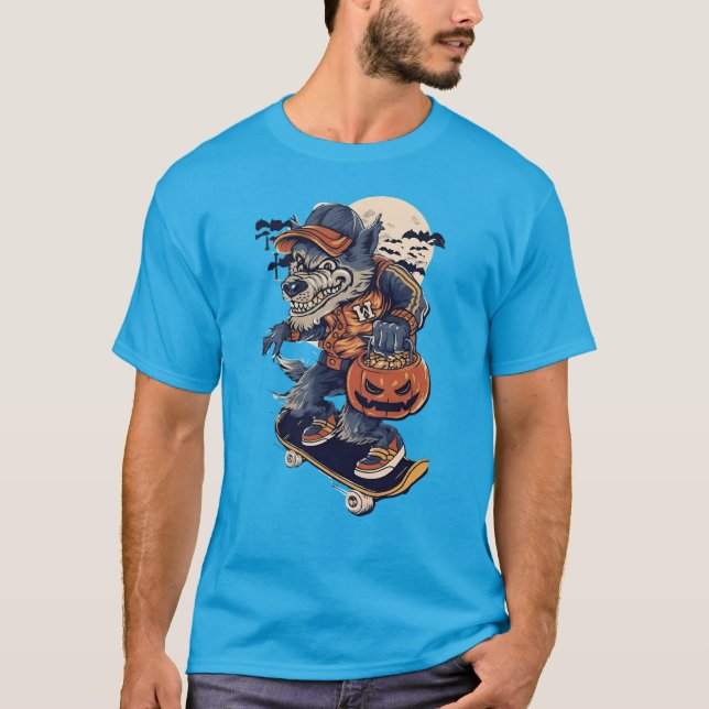 T-Shirt L'image est un dessin animé d'une équitati (Devant)