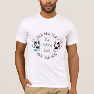 T-shirt L'image morte parlante drôle de crâne