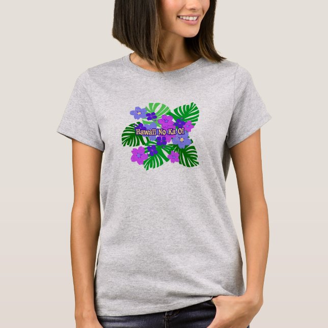 T-shirt Limahuli Garden Hawaiian Floral Tee (Devant)