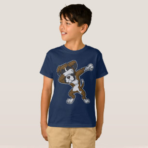 T-shirt Limande tamponnante de chien de boxeur