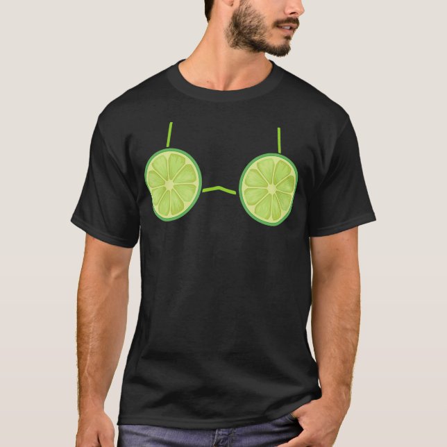 T-shirt Lime Bra Costume Awesome & Cute Easy Reptile Hallo (Devant)