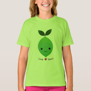 T-shirt Lime mignonne et drôle Yours Lime Kawaii