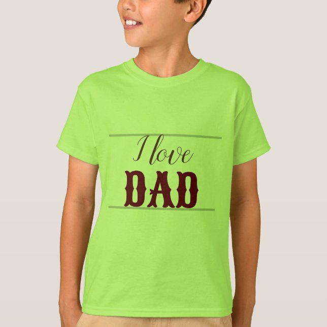T-shirt Lime rouge foncé enfants garçon (Devant)