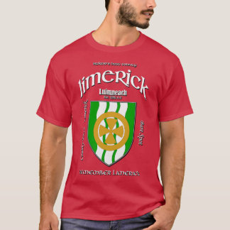 T-shirt Limerick Irlande Irish Crest Armoiries