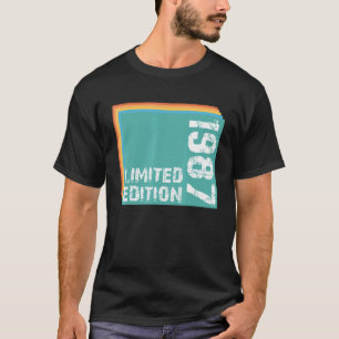 T-shirt Limit Edition 1987 Anniversaire