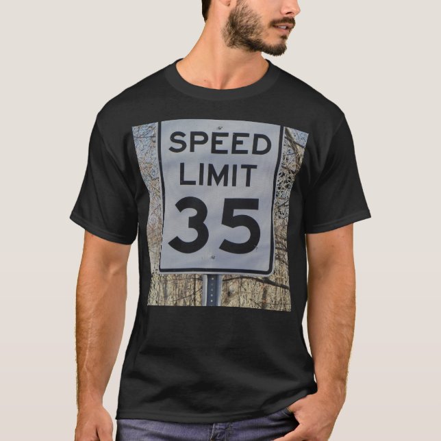 T-SHIRT LIMITATION DE VITESSE 35 (Devant)