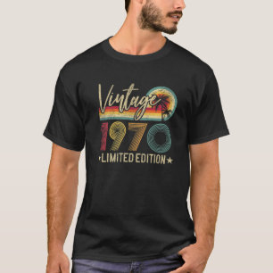 T-shirt Limited Edition 1970 51St Birthday 51 Years Old Vi