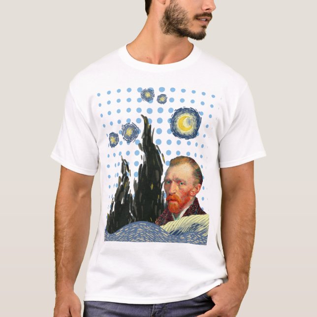T-shirt Limited Edition Van Gogh Starry Night T-Shirt: Per (Devant)