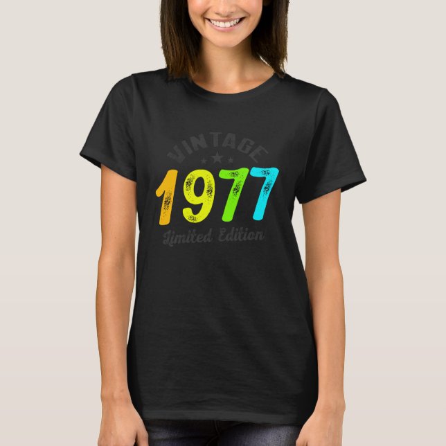 T-shirt Limited Edition - Vintage 1977 (Devant)