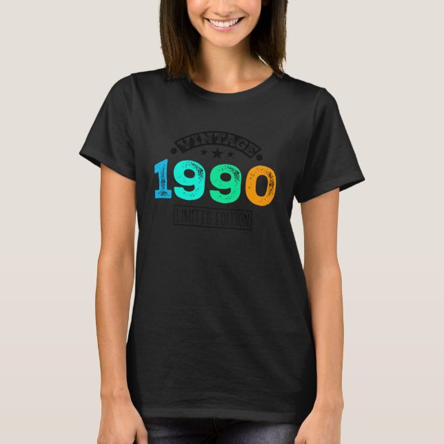 T-shirt Limited Edition - Vintage 1990 (Devant)