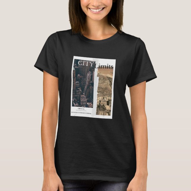 T-shirt Limites de la ville Ii (Devant)