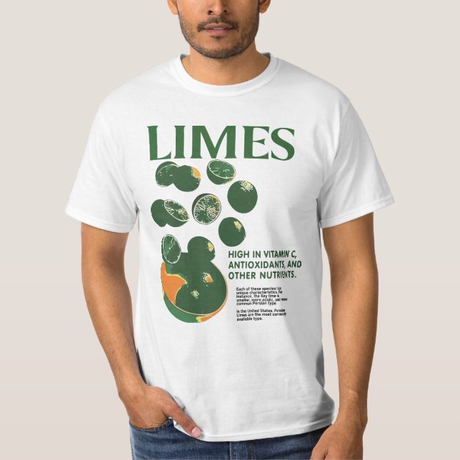 T-shirt Limites Tee Graphique, Chemise Légumes, Chemise Fr (Devant)