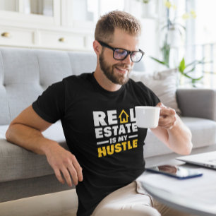 T-shirt L'immobilier est ma citation de Hustle Realtor