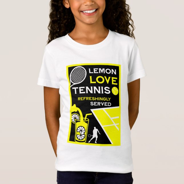 T-Shirt Limonade de tennis vintage (Devant)