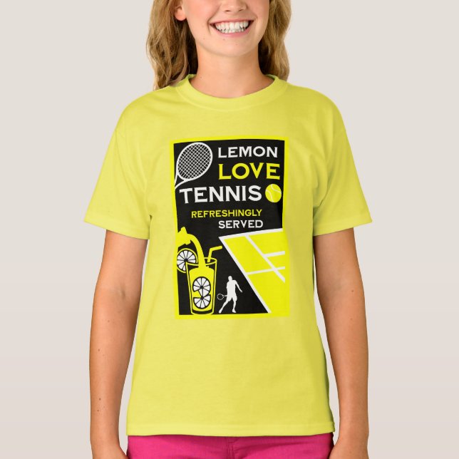 T-shirt Limonade de tennis vintage (Devant)