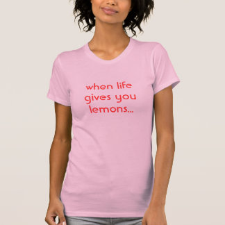 T-shirt limonade rose