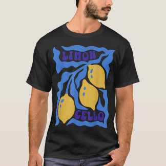 T-shirt Limoncello Boho Floral Lemon Italie désistée