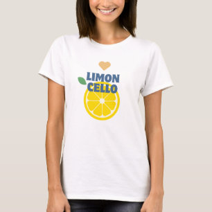 T-shirt Limoncello Coeur de citron moderne Favoriser la me