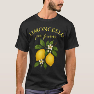 T-shirt Limoncello Par Faveur Italien Pour Femmes Citron