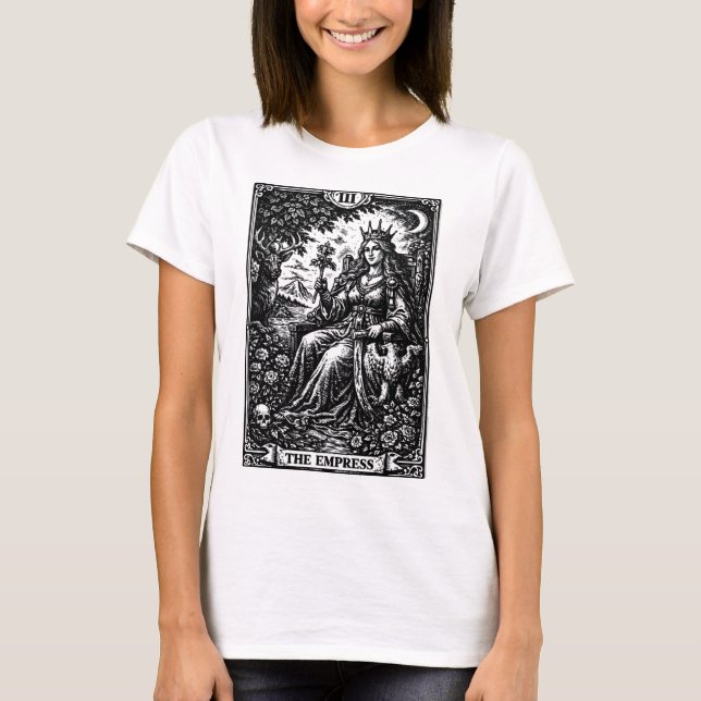 T-shirt L'Impératrice — BurnsInHell Tarot III (Devant)