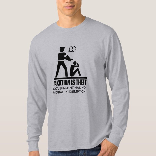 T-shirt L'imposition est chemise de vol (Devant)