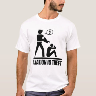 T-shirt L'imposition est chemise de vol