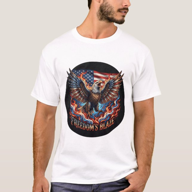 T-shirt L'incandescence de la liberté (Devant)