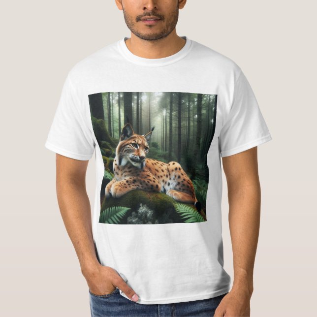 T-shirt Lince Ibérico: El Símbolo de la Conservación (Devant)
