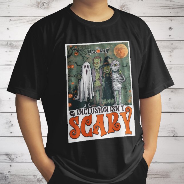 T-shirt L'inclusion n'est pas effrayant Halloween caractèr (Créateur téléchargé)