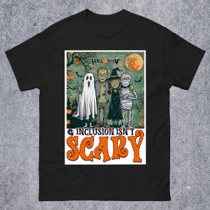 T-shirt L'inclusion n'est pas effrayante Personnages d'hor