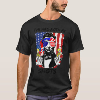 T-shirt Lincoln 4 juillet J'Ai Eu Mes Deux Chaussures Homm