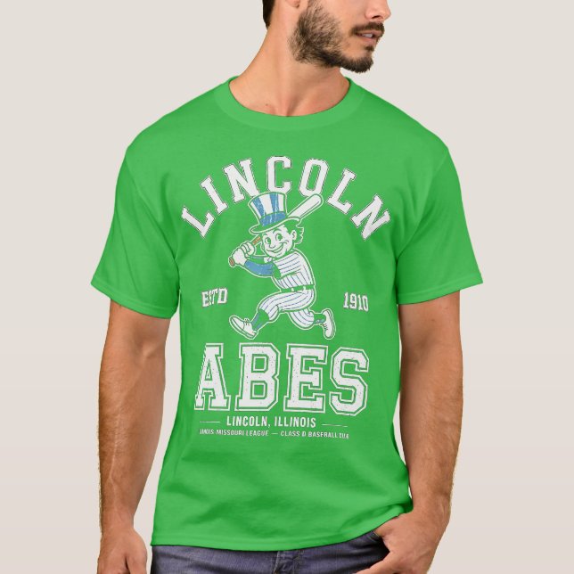 T-shirt Lincoln Abes - Illinois (Devant)